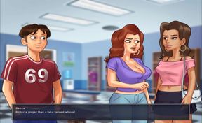 Summertime Saga - College Shower