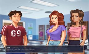 Summertime Saga - College Shower