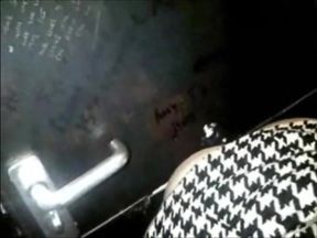 Real gloryholes public toilet fun