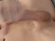Boy in deep trance via subliminal file gooning until orgasm. Goon with him.