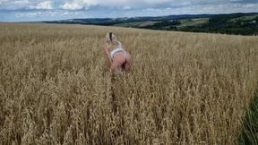 Outdoor Adventure in High Heels: A Polish Encounter by the Hunting Stand