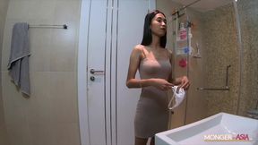 Petite Thai Babe Spread Her Legs For Wild Pounding