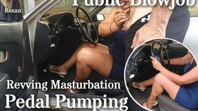What a good blowjob this woman gives while she is pumping pedals (3)