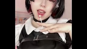 big tits cosplayer girl