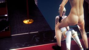 Yaoi Femboy - Allan Blowjob and Anal Locked