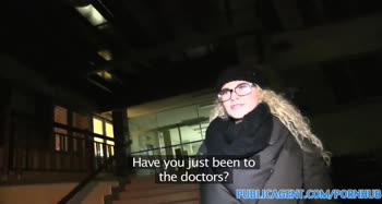 Angel Diamonds' HD POV Cumshot on Curly Blonde's Pussy in Public