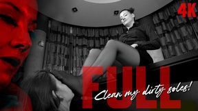 4K_Clean my dirty soles thoroughly - FULL