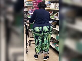 Short Granny with Massive Butt