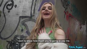 ”Party babe Baby Kxtten fucks for easy money”
