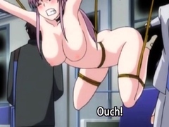 Busty MILF Fucked Rough in Train