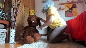 Big squirting big teddy bear plush toy