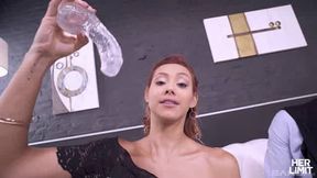 Veronica Leal squirts as her ass is fucked by a thick porn cock