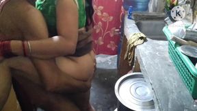 Very Cute Sexy Indian Housewife Kitchen Sex