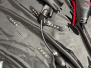 Heavy rubber bondage helmet - Miss Fetilicious