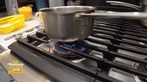 Kitchen with Harley Mac N Cheese Edition