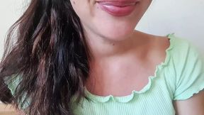 Your German sweetie sucks your cock&#x1F346; like a trained pro, deepthroat JOI fantasy come true