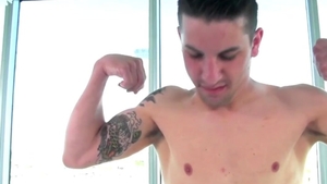 GayRoom - Scotty Cage bends to get fucked