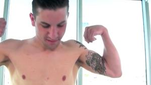 GayRoom - Scotty Cage bends to get fucked
