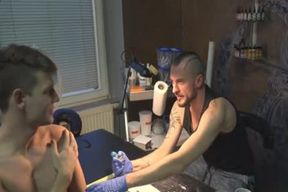 jiggly Lovemaking For money In A Tat Studio