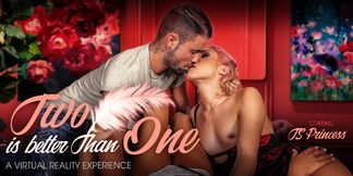 Three-way fun with outstanding t-girls