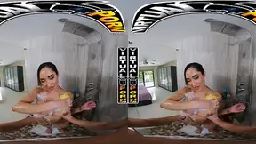 VIRTUAL PORN - Sexy Chloe Amour Refuses To Wait For The Shower And Ends Up Riding You Wildly
