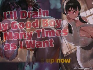 Feral Fdom Drains Your Balls Over and Over CUM IN HER BREED HER DO IT ASMR