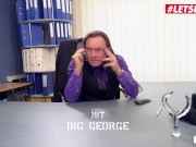 BUMSBUERO - Hot Secretary Scarlett Scott Sucks Big Dick Of Her Boss - LETSDOEIT