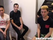 Monster 10 Inches Of Aussie Cock Threesome At Home With Joe, Xavier & Erik