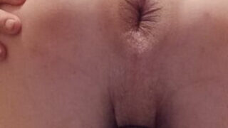 Gapande – POV anal POV närbildklipp av amatör tyska homosexuella slynor som blir analt knullade