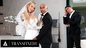 TRANSFIXED - Stunning Trans Bride Gracie Jane Cheats With Her Guy Of Honor Just Before Her Wedding