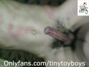 Double Cumshot After Fucking With This Shy And Skinny Toy Boy