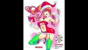 Curvy Anime Goddess Tempts Santa with Naughty Christmas Eve Encounter