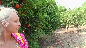 Anabell & Aspen & Jocelyn in hardcore fucking in an outdoor sex scene