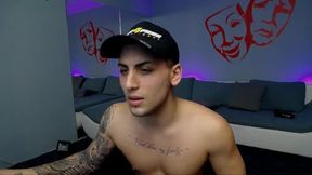 Hot Romanian Tattoed Model Cumshot Show, Cute Face