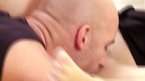 Brunette Simone Style Slut Gets Deeply Fucked and Cums on Her Feet