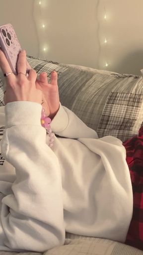 Step Sis Gets Her Toy Back and Uses It to Cum