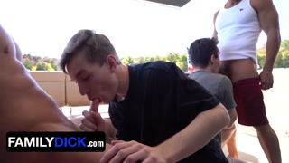 Step Dads Jax Thirio &amp; Dalton Riley Take Turns Pounding Their Twink Step Sons On A Boat - FamilyDick