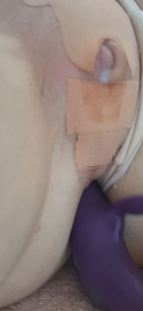Pantieboy in wifes panties prostate cum