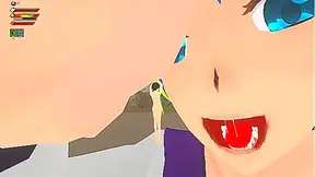 3D Earth Chan Vore Facesitting Spit