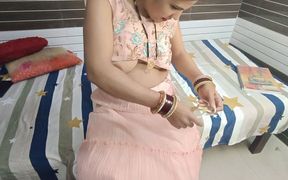 Pooja Bhabhi Is Having Sex with Her Husband's Friend in Her Room and Taking His Thick Dick in Her Pussy