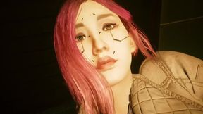 Cyberpunk 2077 Threesome Sex with Panam and Judy, Songbird and Aurore Cassel and Rita Wheeler