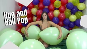 Lily’s Playful Looner Destruction – Soft Balloons and Sharp Nails