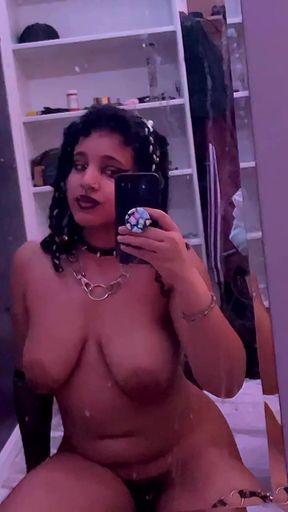 Curvy &amp; Bouncing Nonbinary Ebony Goddess Demanding Worship With Every Move They Make