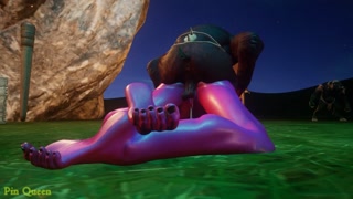 Old goblin cums in a night elf