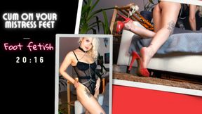 Cum on Mistress high heels. Femdom, JOI in Polish, foot fetish.