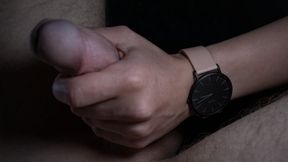 Sexy Wrist Watch Handjob with perfect fitting Cluse watch