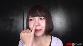 Thick, Salty, Transparent: Yuzu Shinkawa's Snot in POV Close-up