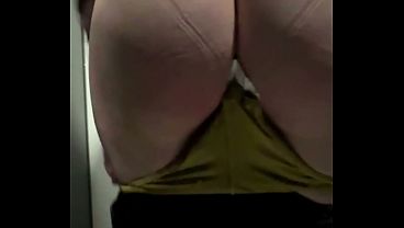 Public Toilet Peeing COMPILATION - Tight Jeans &amp_ Panty Liner Close Up