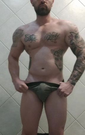 Muscular Man in Speedos