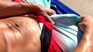 Trystan Bull: Cock Out, Cum Out by the Pool